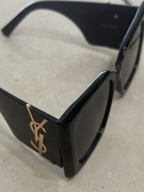 NEW SAINT LAURENT BLAZE SLM119 003 OVERSIZED SUNGLASSES SAINT LAURENT SL M119